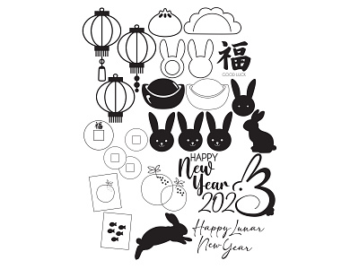 Lunar New Year designs design graphic design illustration vector