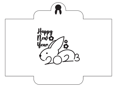 Happy Lunar New Year 2023 - Year of the Rabbit Red Envelope design graphic design illustration vector