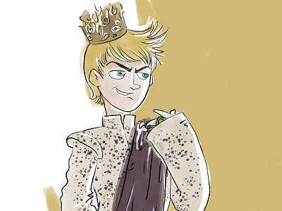 Joffrey "Baratheon" Lannister baratheon character drawing game of thrones illustration intuos king lannister photoshop