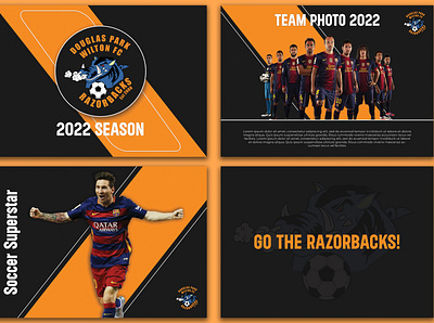 Football Team Booklet branding design graphic design illustration typography ui vector