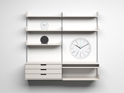 Sketch Clock Concept Collection (Acctim) acctim alarm clock collection concept minimal sketch wall