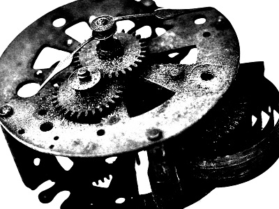 Photography Macro // 3 b black clock macro photo photography w white work