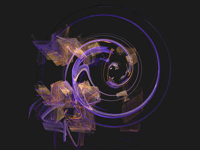 Digital fractal art experimentation // 15 animation art colour dark design experiment fractal light movement test