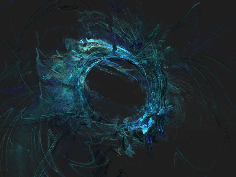 Digital fractal art experimentation // 50 animation art chaos design experiment fractal light liquid movement nebula test