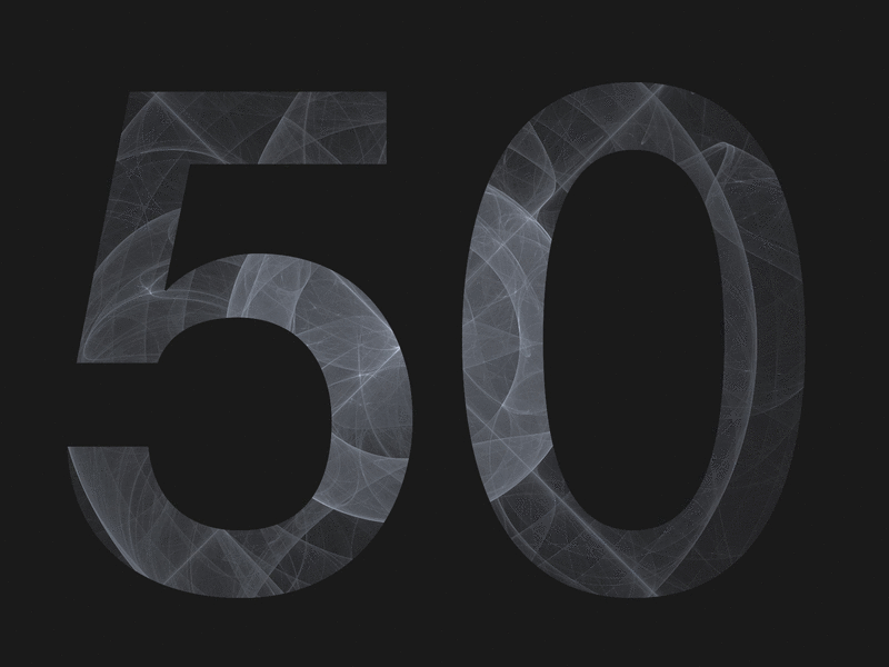 We hit the 50 mark !!! animation art benchmark chaos design experiment fractal light liquid movement nebula