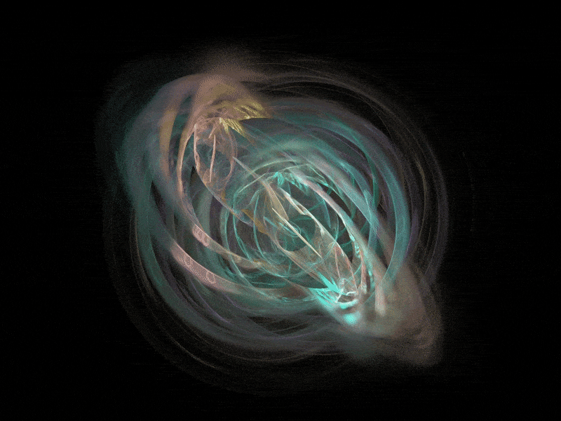 Digital fractal art experimentation // 54 animation art chaos design experiment fractal light liquid movement nebula test