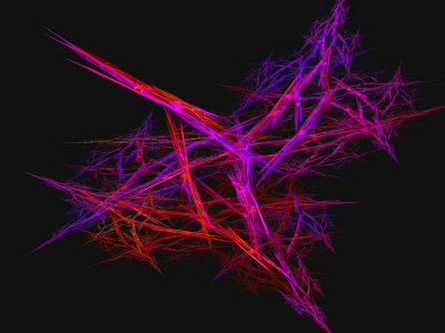 Digital fractal art experimentation // 57 abstract animation chaos design experiment fractal light liquid movement nebula test