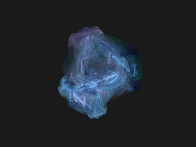Digital fractal art experimentation // 82 abstract animation chaos design experiment fractal light liquid movement nebula test