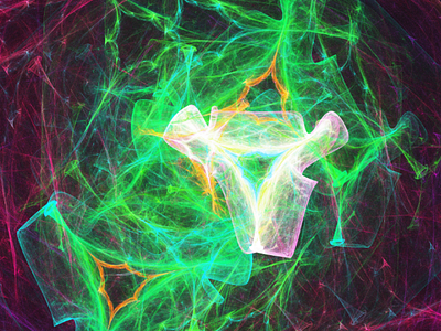 Digital fractal art experimentation //40412 creative digital art fractal fractal art glow light neon smoke
