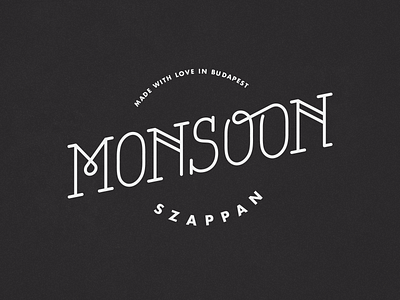 Monsoon logo brand ci logo logotype monsoon soap visual identity