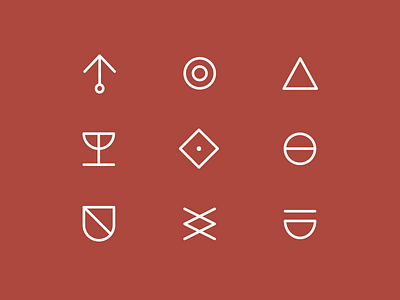 Symbols/Icons for Dreampire design dream dreaming dreampire icon icons landingpage symbol ui ux web webdesign