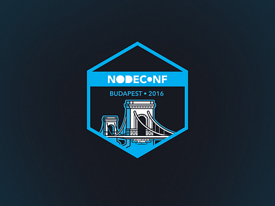 Nodeconf Budapest budapest chainbridge city conf icon line lines logo node nodeconf nodejs