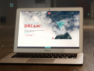 Dreampire design dream dreaming dreampire landingpage ui ux web webdesign