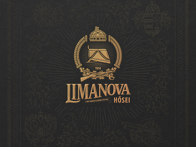 Limanova - Board game cover box cover crest design game limanova lines ornament packaging