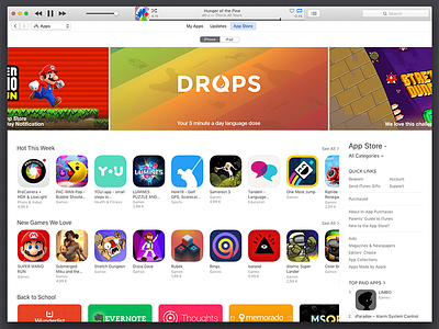 Drops App Store Featuring Art