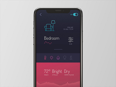 Oval Dashboard app app concept dashboard design inteface mobile mobile app oval product design smart home ui