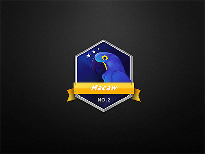 Hyacinth Macaw macaw medal parrot