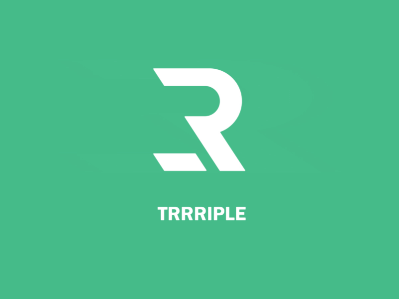 Trrriple Logo animation logo triple