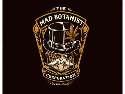 Mad botanist logo design