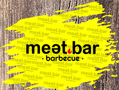 Poster meetbar barbecue design graphic design illustration logo