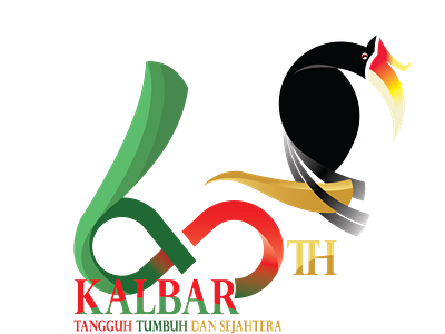 Hut KALBAR 65 (Lose contest logo design)