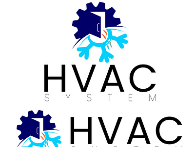 HVAC branding design graphic design illustration logo