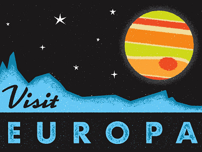 from the Europa tourism council europa jupiter texture travel vintage