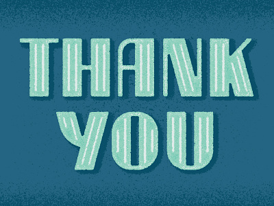 Thanks, funky people blues copier funk fuzz lettering texture thank you vintage