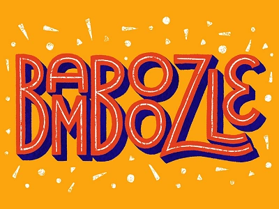 Bamboozle bamboozle fun words lettering