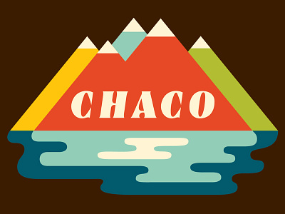 Chaco Mountains chaco lake mcjclient mountains sticker