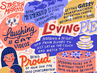 Things you might have in common with a mom from Nicaragua empathy family illustration lettering nicaragua