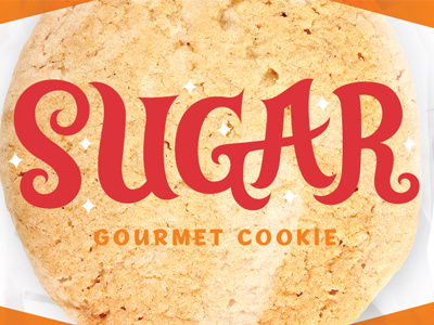 Sugar cookie custom gourmet lettering sugar type typography