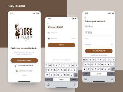Daily UI #001 - Sign Up branding daily 100 daily ui 001 dailyui dailyuichallenge design flat ui