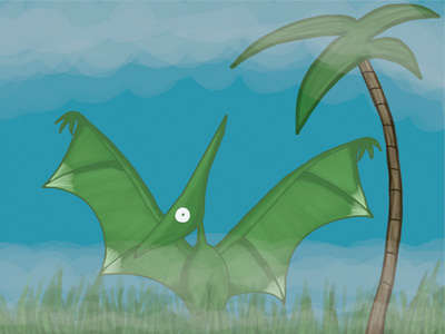 Pterry dino prehistoric pterodactyl