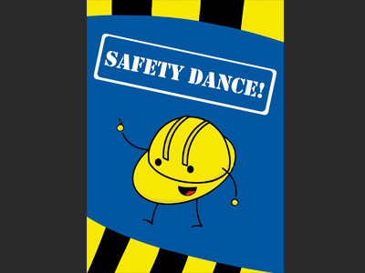 Safety Dance 80s songs dance funny illustration safety safety dance