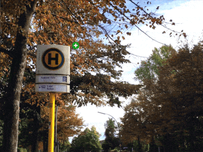 AR Busstop animaiton ar berlin bus c4d info navigation stop