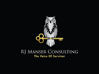 RJ Manser Consulting Logo branding graphic design logo