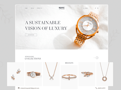 Jewellery website design