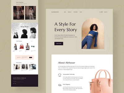 Fashion Ecommerce concept design e-commerce fashion ecommerce figma illustration redesign ui ux website