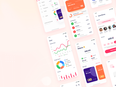 Banking iOS App by Aidas Ciziunas on Dribbble