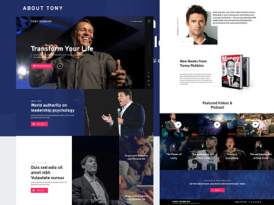 Tony Robbins Redesign