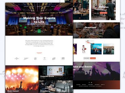 Event Website branding design event events landing landing page landingpage ui web web design website