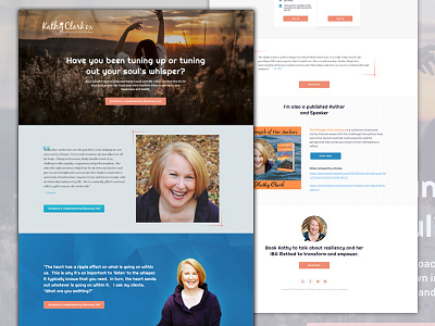 Personal Branding Website for Relationship Coach branding design landing landing page personal brand personal branding web web design website