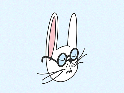 Grumpy Hare bunny cartoon cartoon character character character art character design character illustration hare illustrator rabbit vector