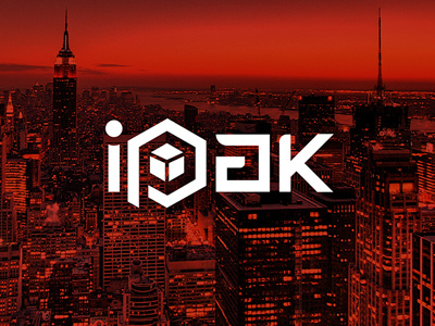 IPAK Logo Branding box brand branding design icon logo move print