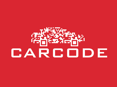 Carcode Project Branding barcode car code design icon logo