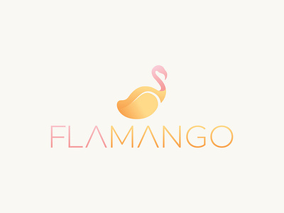 Flamango art brand identity branding design flamingo graphics logo