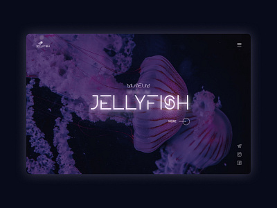 CONCEPT for the jellyfish museum in Figma concept design jellyfish museum page ui web design