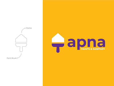 Apna Paints & Sanitary | Logo & Branding