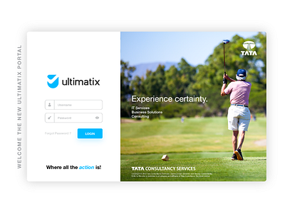 Ultimatix UI - Tata Consultancy Services app branding design designer icon illustration illustrator kantaap minimal tata tcs tcs software ui ux web